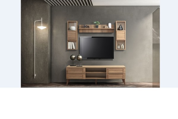 BEYKOZ CEVİZ TV UNIT SET