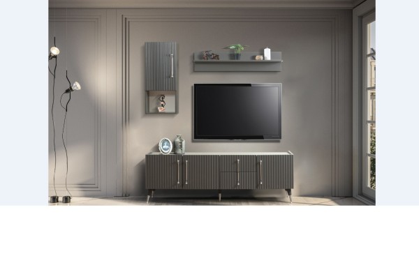 DURU ANTRASİT TV UNIT SET